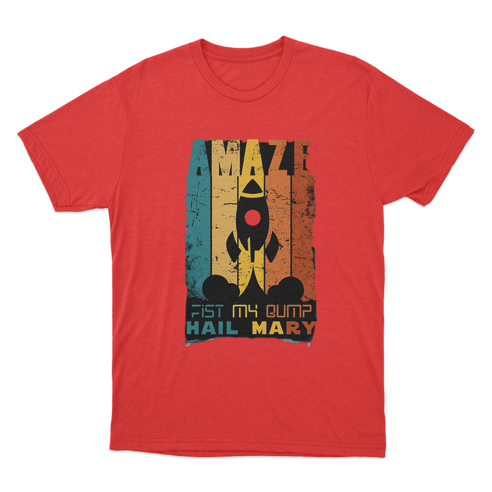 Amaze Fist My Bump T Shirt Red Amaze Fist My Bump T Shirt Red