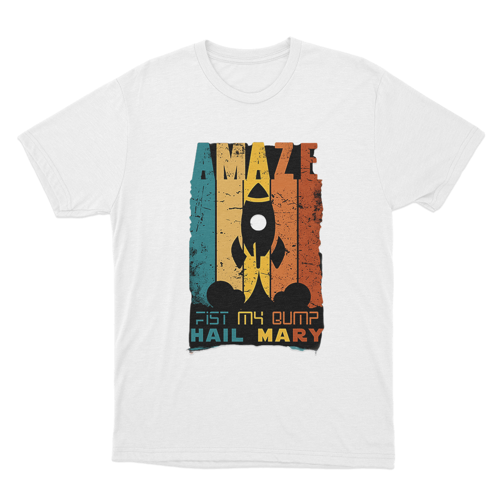 Amaze Fist My Bump T Shirt White Amaze Fist My Bump T Shirt White