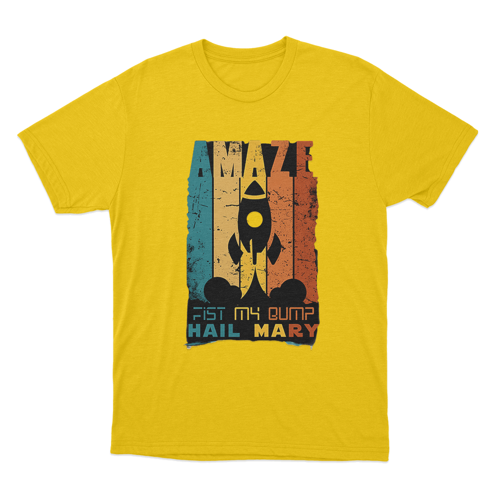 Amaze Fist My Bump T Shirt Yellow Amaze Fist My Bump T Shirt Yellow