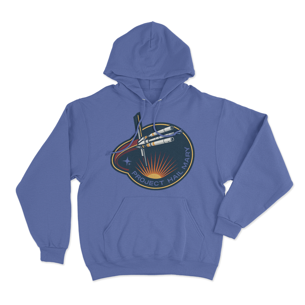 Project Hail Mary Hoodie Blue Project Hail Mary Hoodie Blue