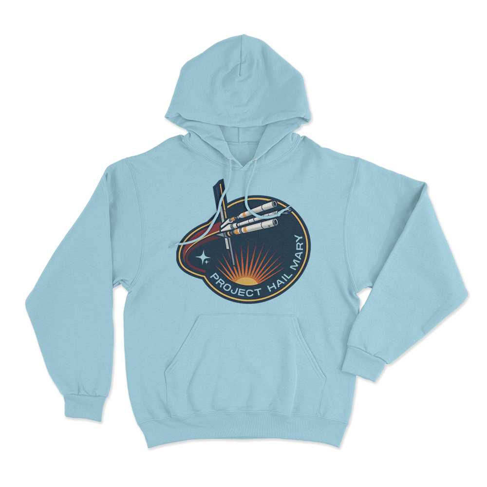Project Hail Mary Hoodie Sky Blue Project Hail Mary Hoodie Sky Blue