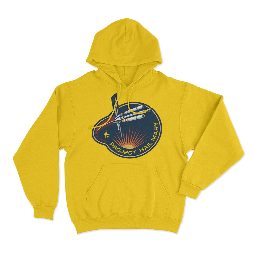Project Hail Mary Hoodie Yellow Project Hail Mary Hoodie Yellow