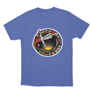 Project Hail Mary Logo T Shirt Blue