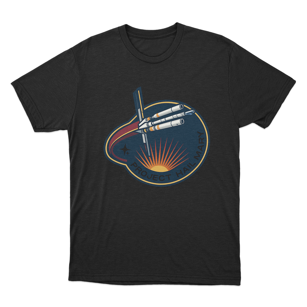 Project Hail Mary T Shirt Black Project Hail Mary T Shirt Black