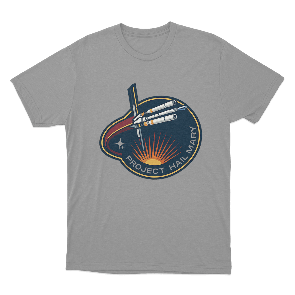 Project Hail Mary T Shirt Grey Project Hail Mary T Shirt Grey