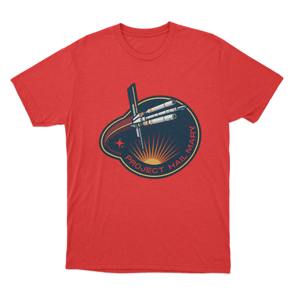 Project Hail Mary T Shirt Red Project Hail Mary T Shirt Red